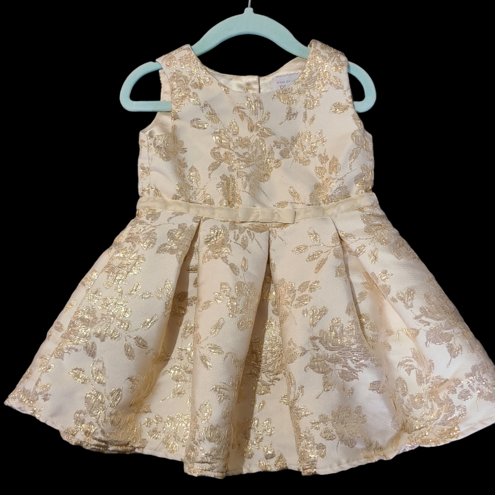Beautiful Cream and gold girls party dress 2T